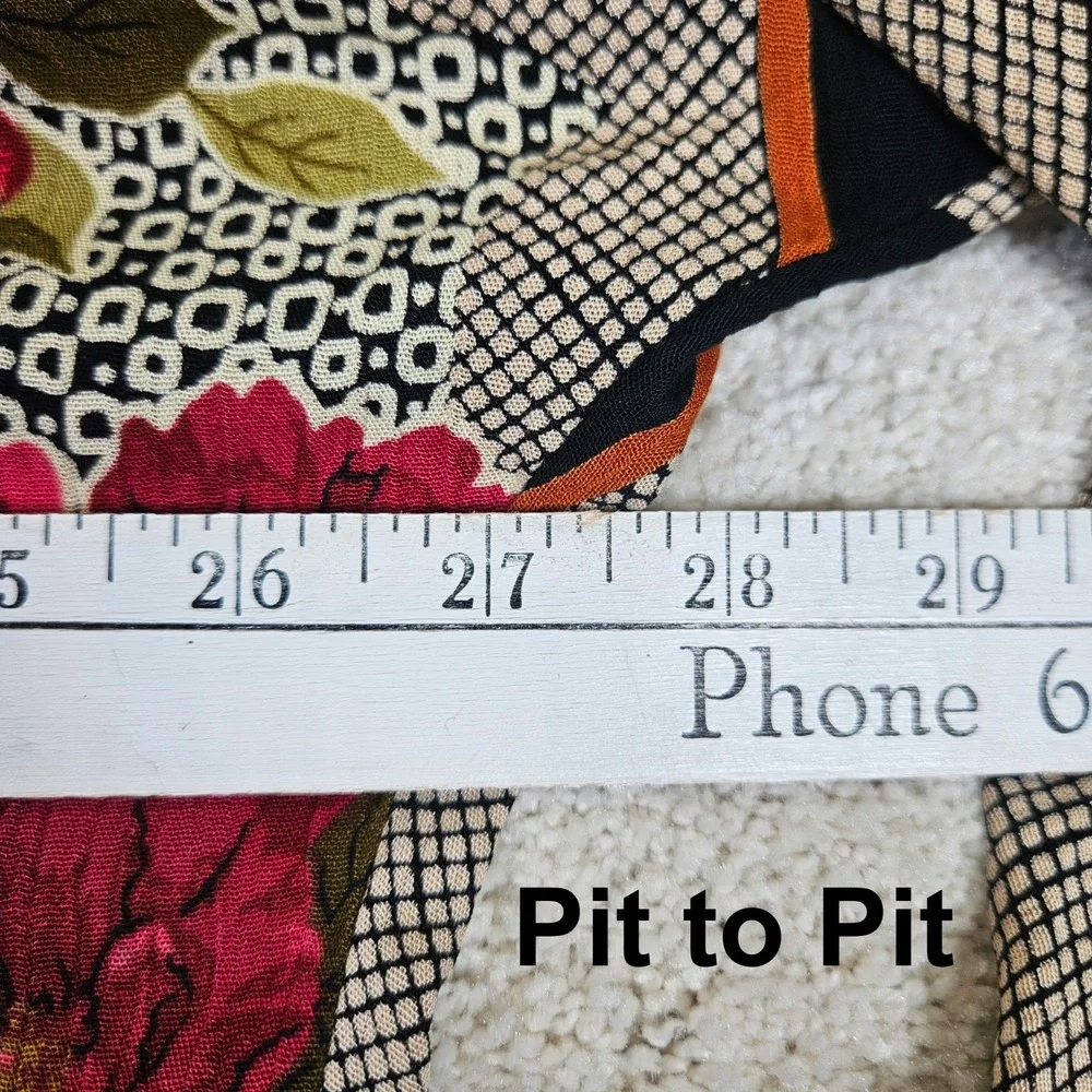 VTG‎ Women's Carole Little Floral Tapestry Blazer Jacket Size 14 Oversized Artsy